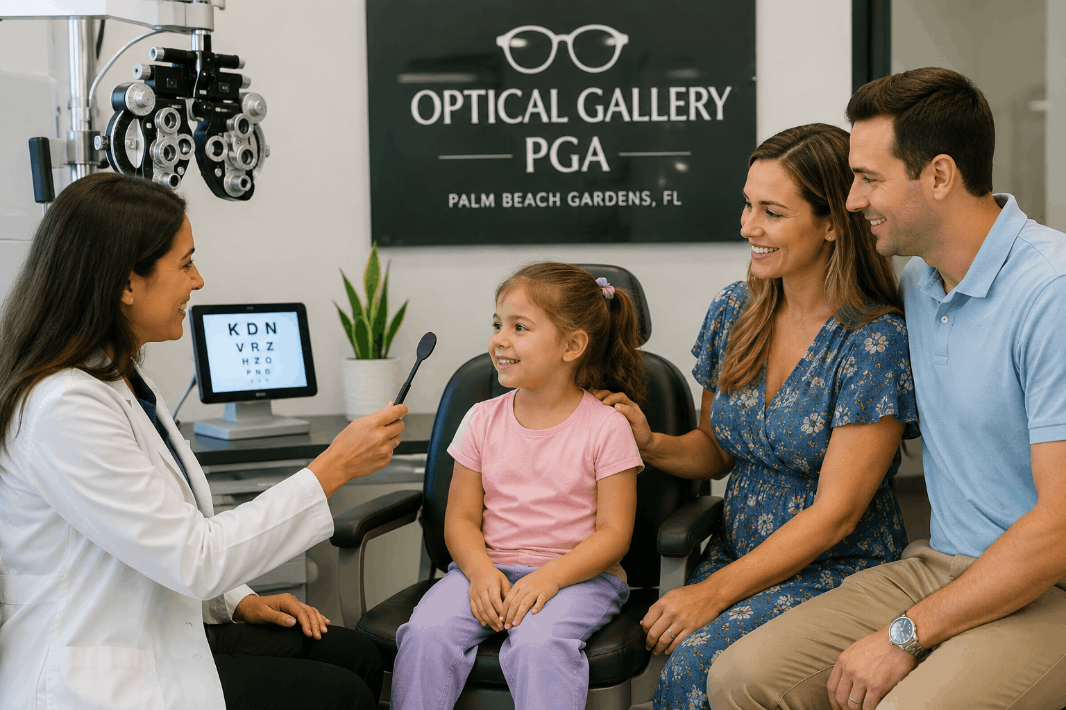 Family eye doctor for kids vision screening in Palm Beach Gardens FL