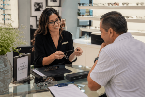 Designer frames paired with Custom Progressive Lenses at Optical Gallery PGA in Palm Beach Gardens FL