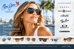 Designer eyewear frame materials Palm Beach Gardens FL close-up